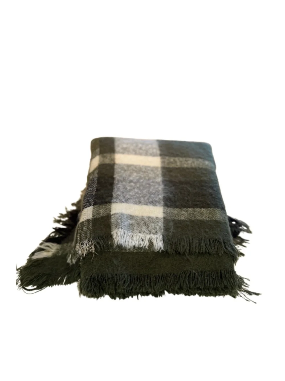 Cozy Chic Fringed Plaid Blanket Scarf – Soft & Stylish! ✨
